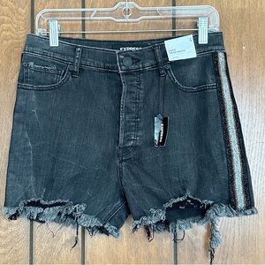 Express Shortie Vintage High Rise Jean Short